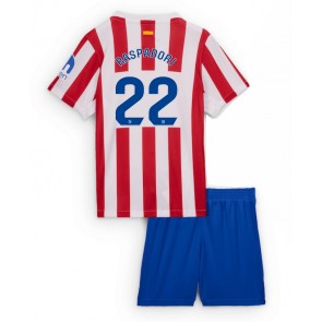 Atletico Madrid Giacomo Raspadori #22 Hemmaställ Barn 2025-26 Kortärmad (+ Korta byxor)